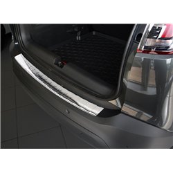 Rear bumper trim for Opel Crossland 2021- Silver Stainless steel