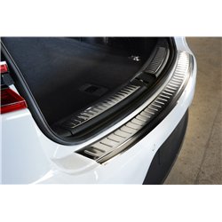 Rear bumper trim for Porsche Macan 2014- | Silver Stainless steel