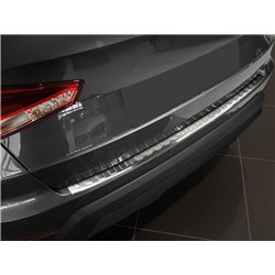 Rear bumper trim for SEAT Arona 2017- | Silver Stainless steel