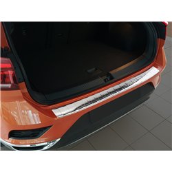 Rear bumper trim for Volkswagen VW T-Roc 2017- | Stainless steel