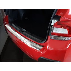 Rear bumper trim for Subaru XV 2018- Silver Stainless steel
