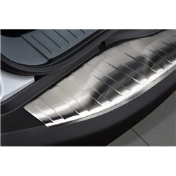 Rear bumper trim for Ford S-Max 2006-2015 Silver Stainless steel