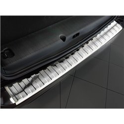 Rear bumper trim for Opel Combo 2018- | Silver Stainless steel