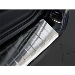 Rear bumper trim for Opel Combo 2018- | Silver Stainless steel