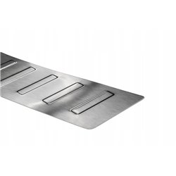 Rear bumper trim for Opel Meriva 2010-2017 | Stainless steel