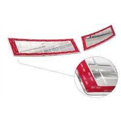 Rear bumper trim for Opel Mokka 2021- | Silver Stainless steel