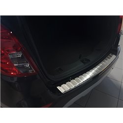 Rear bumper trim for Opel Mokka X FL 2016-2019 | Stainless steel