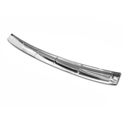 Rear bumper trim for BMW X1 2015-2022 | Silver Stainless steel