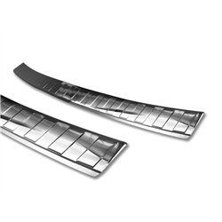 Rear bumper trim for Lexus RX 2016-2022 | Silver Stainless steel