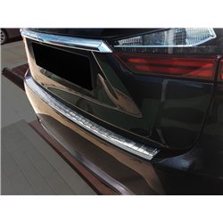Rear bumper trim for Lexus RX 2016-2022 | Silver Stainless steel