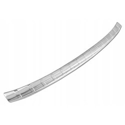 Rear bumper trim for Audi Q3 2018- | Silver Stainless steel