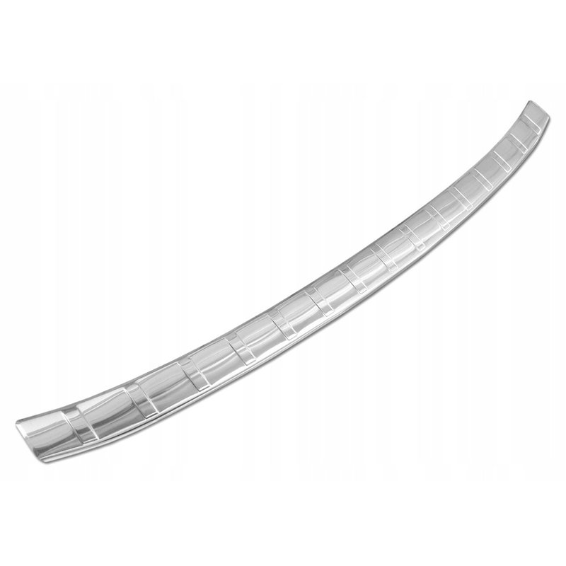 Rear bumper trim for Audi Q3 2018- | Silver Stainless steel