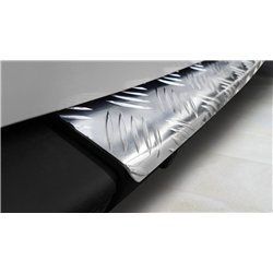 Rear bumper trim for Mercedes Sprinter 2018- Silver Aluminum