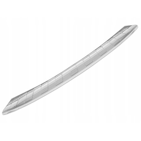 Rear bumper trim for Opel Vivaro 2019- Silver Stainless steel