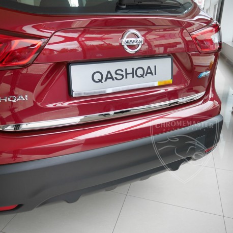 Tail gate hath strip for Nissan Qashqai II 2014-2017 Chrome