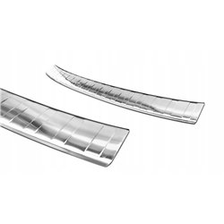 Rear bumper trim for Fiat 500L FL 2017-2022 Stainless steel