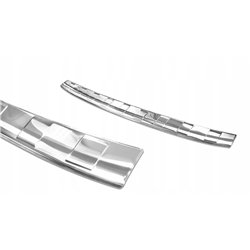 Rear bumper trim for KIA Sportage FL 2018-2021 | Stainless steel