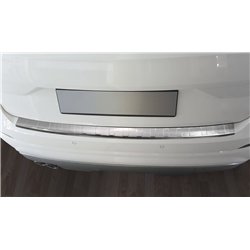 Rear bumper trim for Audi Q2 PRE-FL 2016-2020 | Stainless steel