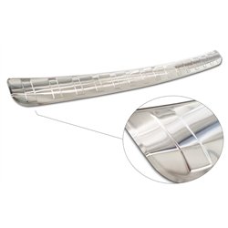 Rear bumper trim for Mercedes GLA 2020- | Silver Stainless steel