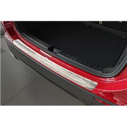 Rear bumper trim for Mercedes GLA 2020- | Silver Stainless steel