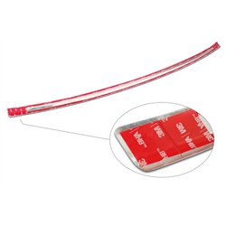 Rear bumper trim for Audi Q2 FL 2020- | Silver Stainless steel