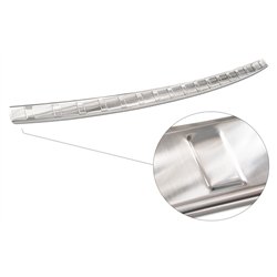 Rear bumper trim for Hyundai Bayon 2021- | Silver Stainless steel