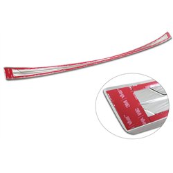 Rear bumper trim for Lexus NX 2021- | Silver Stainless steel