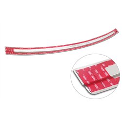 Rear bumper trim for Porsche Cayenne 2017- Silver Stainless steel