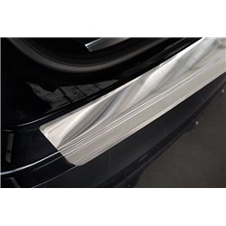 Rear bumper trim for Porsche Cayenne 2017- Silver Stainless steel