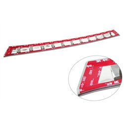 Rear bumper trim for Opel Grandland FL 2022- Stainless steel