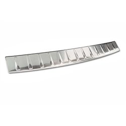 Rear bumper trim for Mercedes EQS 2022- | Silver Stainless steel