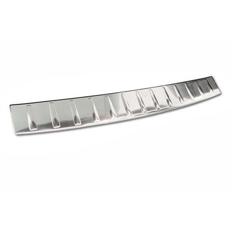Rear bumper trim for Mercedes EQS 2022- | Silver Stainless steel