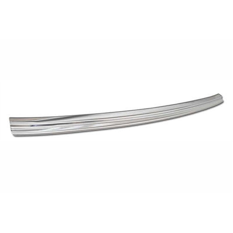 Rear bumper trim for Mercedes EQC 2019- | Silver Stainless steel