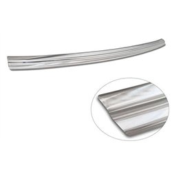 Rear bumper trim for Mercedes EQC 2019- | Silver Stainless steel