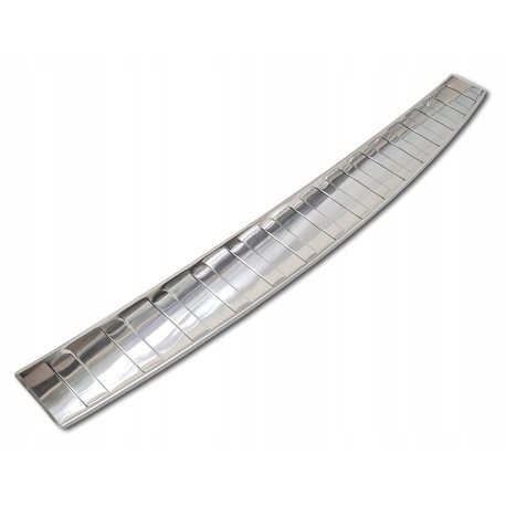 Rear bumper trim for Mercedes EQE 2023- | Silver Stainless steel