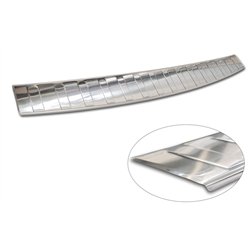 Rear bumper trim for Mercedes EQE 2023- | Silver Stainless steel