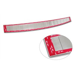 Rear bumper trim for Mercedes EQE 2023- | Silver Stainless steel