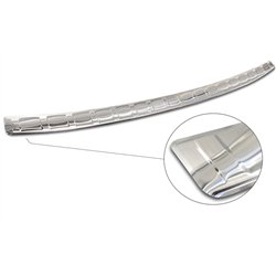 Rear bumper trim for Hyundai Tucson 2020- | Stainless steel