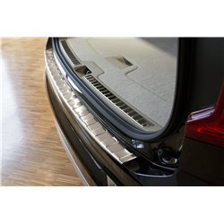 Rear bumper trim for Volvo XC90 2015- Silver Stainless steel