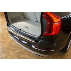 Rear bumper trim for Volvo XC90 2015- Silver Stainless steel