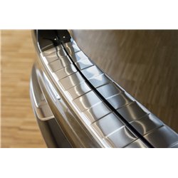 Rear bumper trim for Volvo XC90 2015- Silver Stainless steel