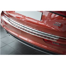 Rear bumper trim for Audi SQ5 2013-2017 | Silver Stainless steel