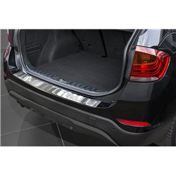 Rear bumper trim for BMW X1 FL 2012-2015 | Silver Stainless steel