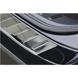 Rear bumper trim for BMW X1 FL 2012-2015 | Silver Stainless steel