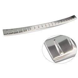 Rear bumper trim for Mercedes GLC 2022- | Silver Stainless steel