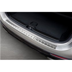 Rear bumper trim for Mercedes GLC 2022- | Silver Stainless steel