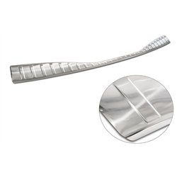 Rear bumper trim for Toyota bZ4X 2022- | Silver Stainless steel