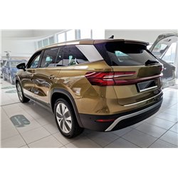 Rear bumper trim for Skoda Kodiaq 2024- | Silver Stainless steel