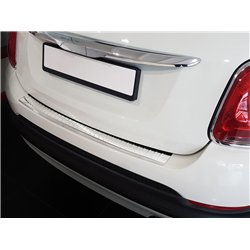 Rear bumper trim for Fiat 500X PRE-FL 2015-2018 | Stainless steel