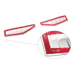 Rear bumper trim for Ford Mustang Mach-E 2021- | Stainless steel